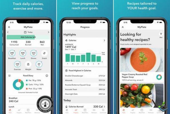 Las mejores apps de dieta y nutrición para iPhone