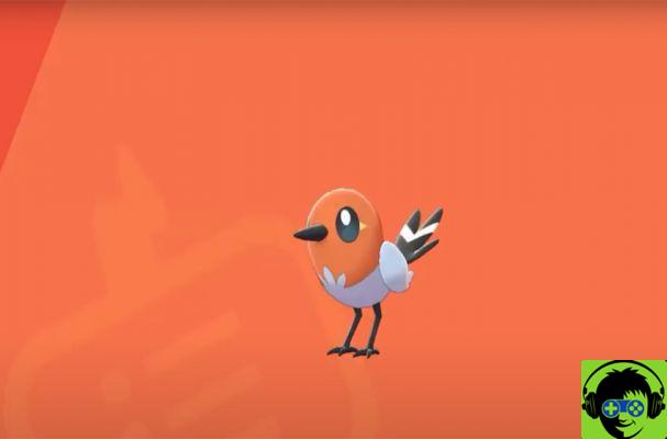 Comentario obtenir Fletchling en Pokemon Sword and Shield's Isle of Armor