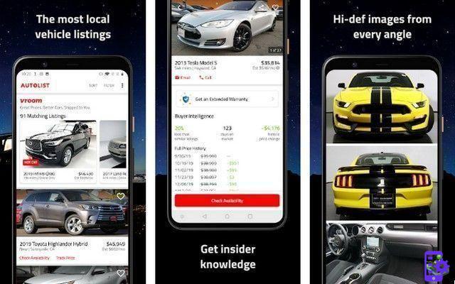 10 melhores aplicativos de compra de carros para Android