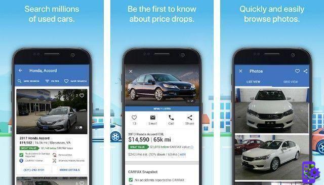 Las 10 mejores aplicaciones de compra de autos para Android