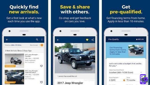 Las 10 mejores aplicaciones de compra de autos para Android