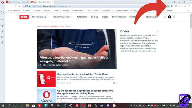 Como adicionar um site aos favoritos no Opera?