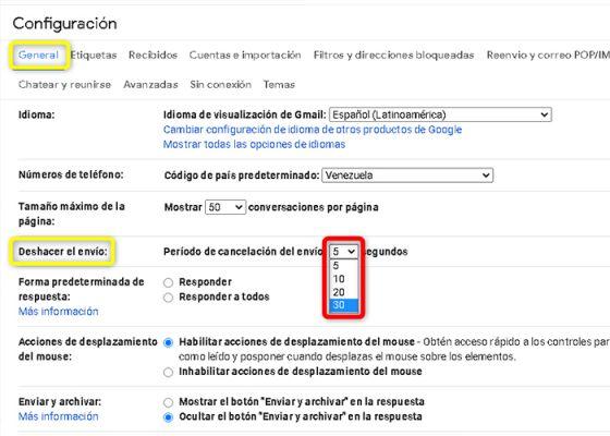 Gmail: cómo cancelar el envío de un correo enviado