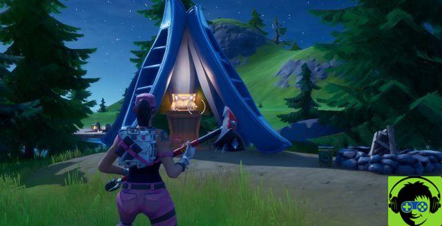 Onde dançar no Lago Canoe em Fortnite Capítulo 2 Temporada 2