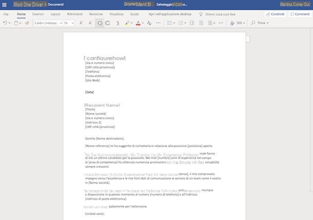 Cómo escribir una carta con Word