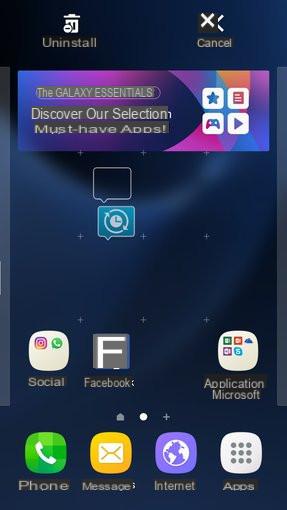 How do I uninstall default apps on Android?