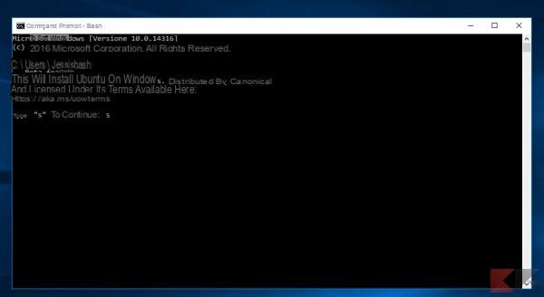 Activate Ubuntu on Windows 10 Insider