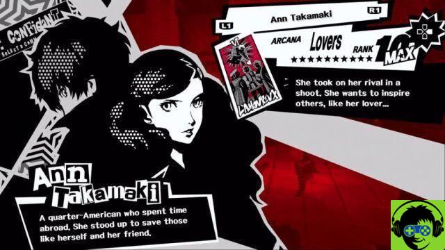 Persona 5 Royal - Guide de la confidente Ann (amoureux)