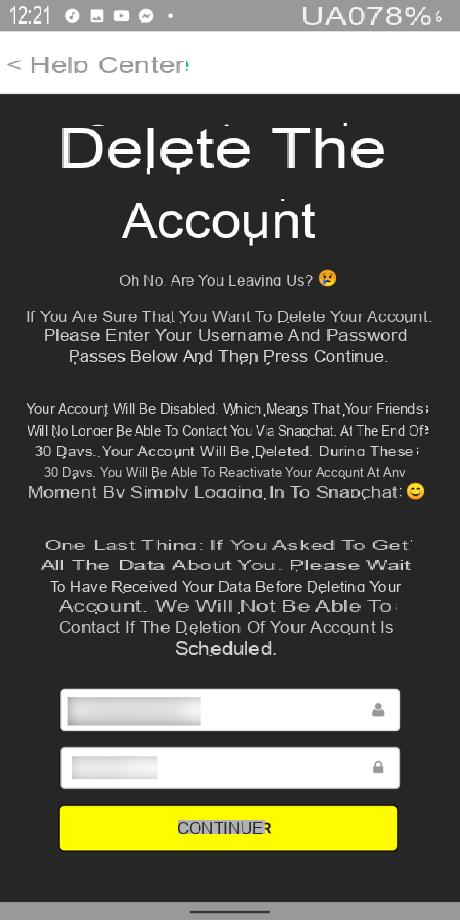 How to delete your Snapchat account in 2021?