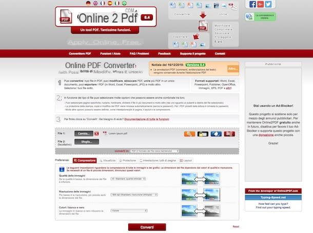 Venha comprimir PDF online