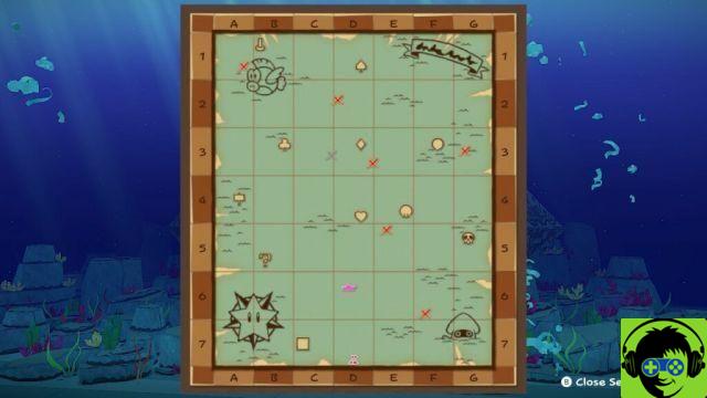 Paper Mario: The Origami King - Tutte le località dell'isola sulla mappa del mare | Guida ai segreti del mare