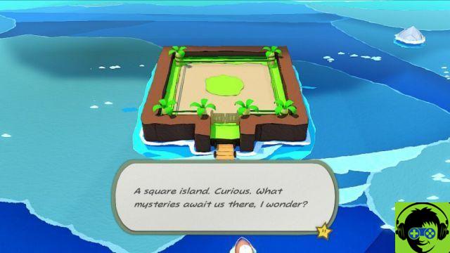 Paper Mario: The Origami King - All Island Locations on the Sea Map | Guide to the secrets of the sea