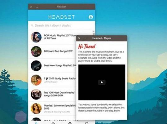 How to play YouTube music on Ubuntu desktop with headset?