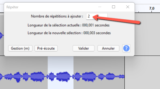 ¿Cómo crear un bucle en Audacity?