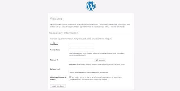 How to install WordPress