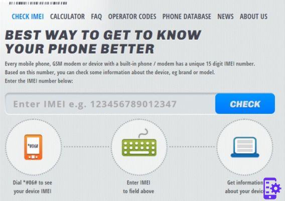 Como verificar o iPhone via IMEI