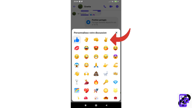How to integrate a personalized emoji on Messenger?