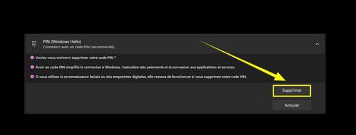 Eliminar el PIN y la contraseña de Windows 11