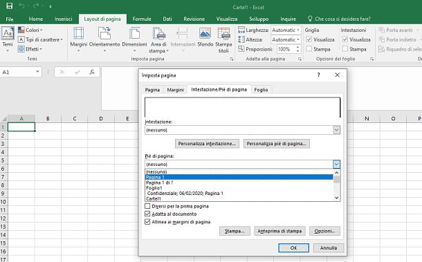 How to number pages in Excel