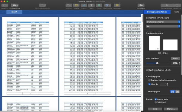 How to number pages in Excel