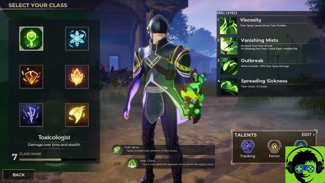 Cómo jugar a la clase de toxicólogo en Spellbreak