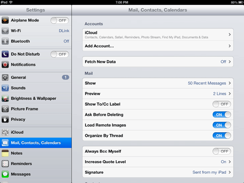 Synchronize Google Calendar with iPad