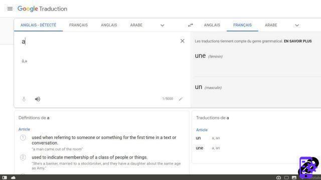 Como faço para traduzir gramaticalmente com o Google Translate?