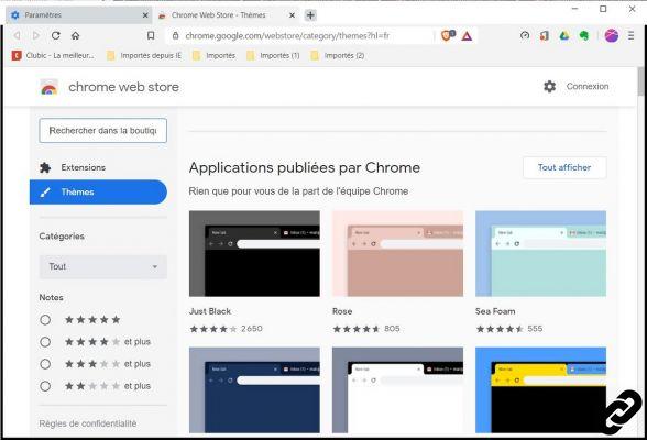 How to install a theme on Brave?