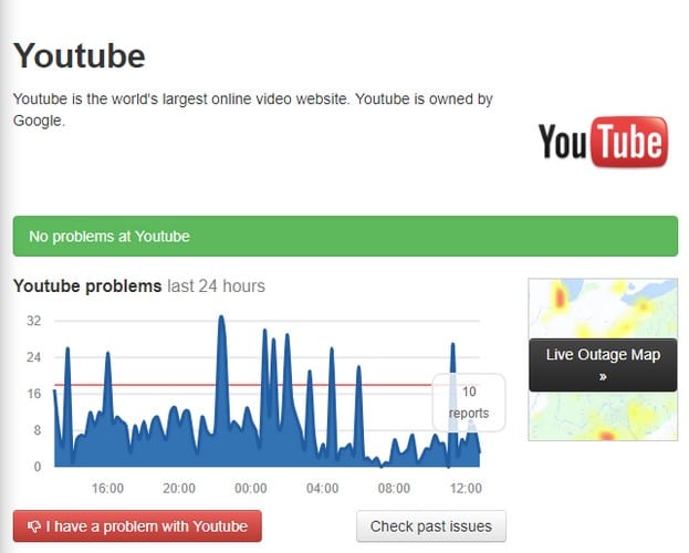 Problema do YouTube não funciona: como corrigir