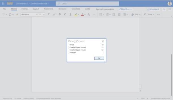 Come si contano i caratteri su Word