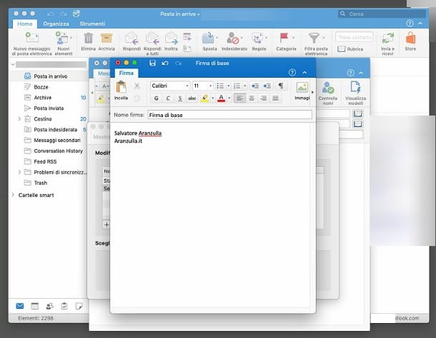 How to insert signature in Outlook