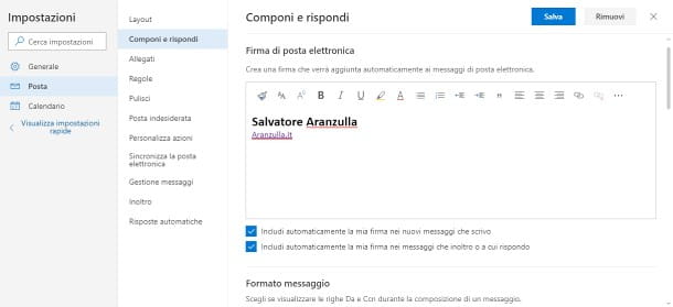 Comment insérer une signature dans Outlook