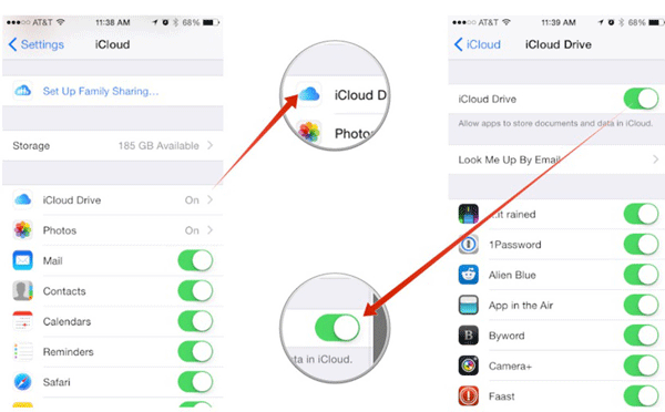 Differences between iCloud and iCloud Drive