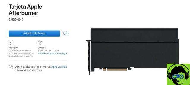 La carte Afterburner pour Mac Pro est désormais disponible à l'achat séparément.