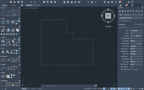 How to smooth corners with AutoCAD
