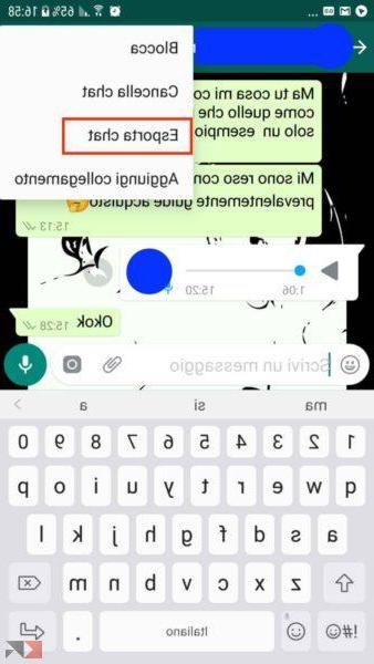 Cómo exportar chats de WhatsApp