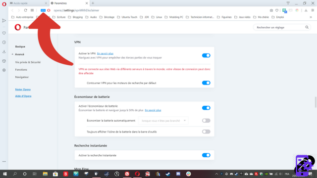 Como configurar a VPN do Opera?