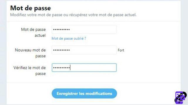 How to change my Twitter password?