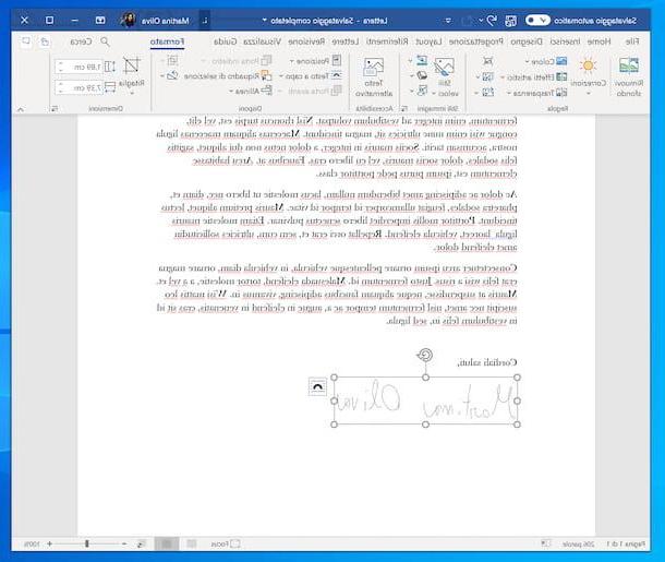 Come fare firma digitale su Word