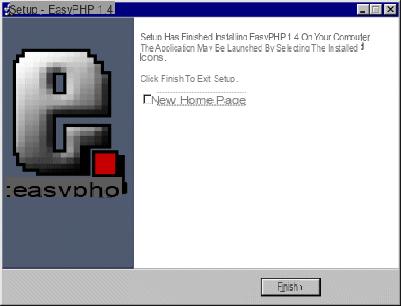 Installation of EasyPHP