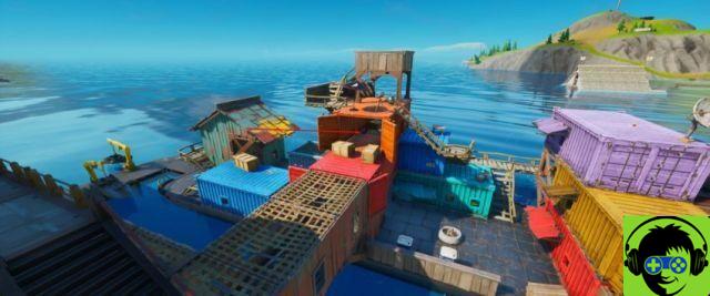 Dove trovare i galleggianti di Deadpool allo yacht in Fortnite Capitolo 2 Stagione 3