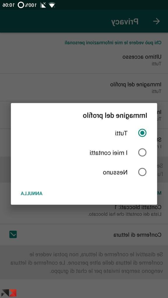 Cómo ocultar la información de WhatsApp