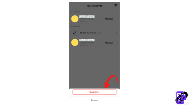 How to delete a private conversation on TikTok?