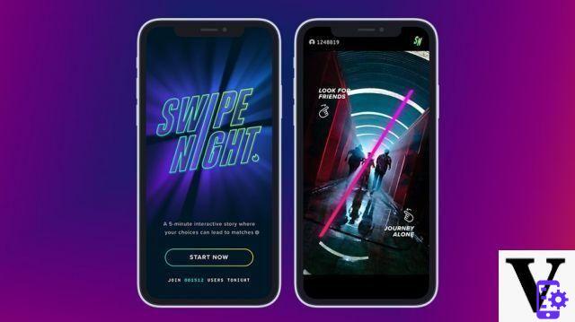 Tinder annonce Swipe Night, l'événement interactif pour élargir les connaissances