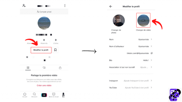 Como colocar um vídeo de perfil no TikTok?