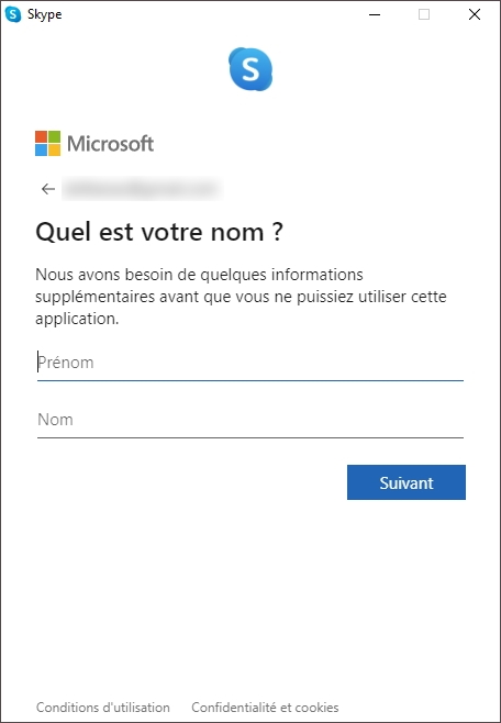 Como faço para criar uma conta do Skype?