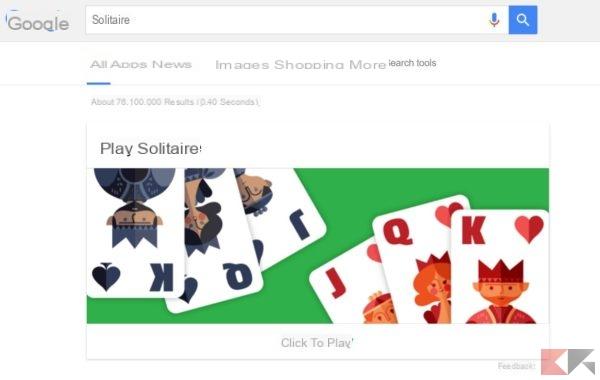 Google vous met au défi de jouer au tic-tac-toe et au solitaire