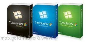 Windows 7 on the market in three versions: Home Premium, Professional and Ultimate