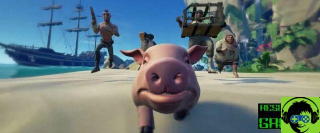 Sea of Thieves Onde Encontrar Galinhas, Porcos e Cobras