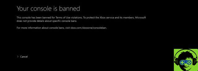 Information about the xbox one ban